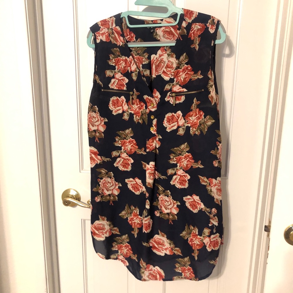 Woman’s sleeveless blouse